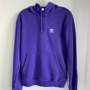Adidas Men's Vibrant Purple Hoodie